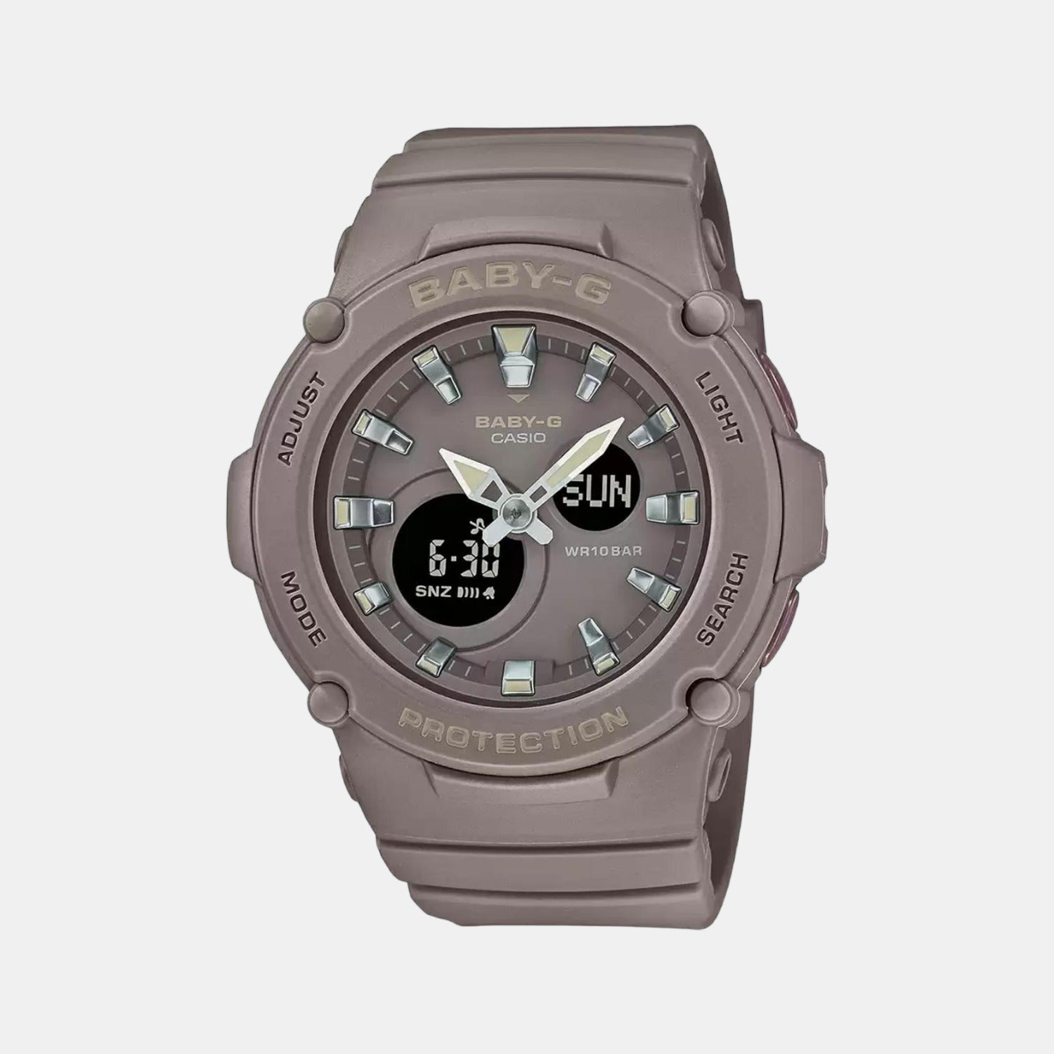 Baby-G Women Quartz Brown Dial Analog-Digital Resin Watch BX195