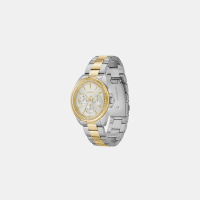Atea Women Quartz Silver Dial Analog Stainless Steel Watch 1502713