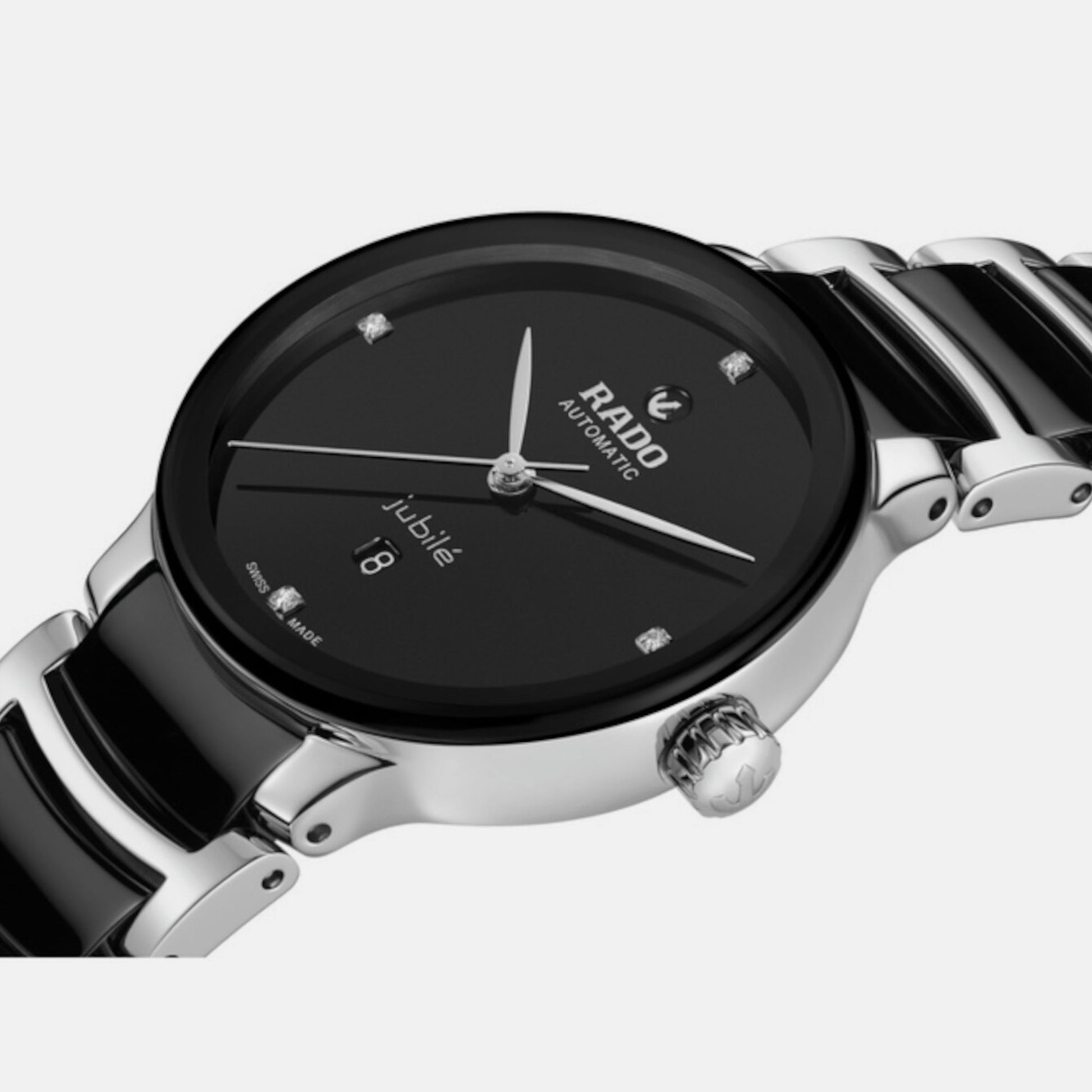 Centrix Unisex Automatic Black Dial Analog Stainless Steel Watch R30020712
