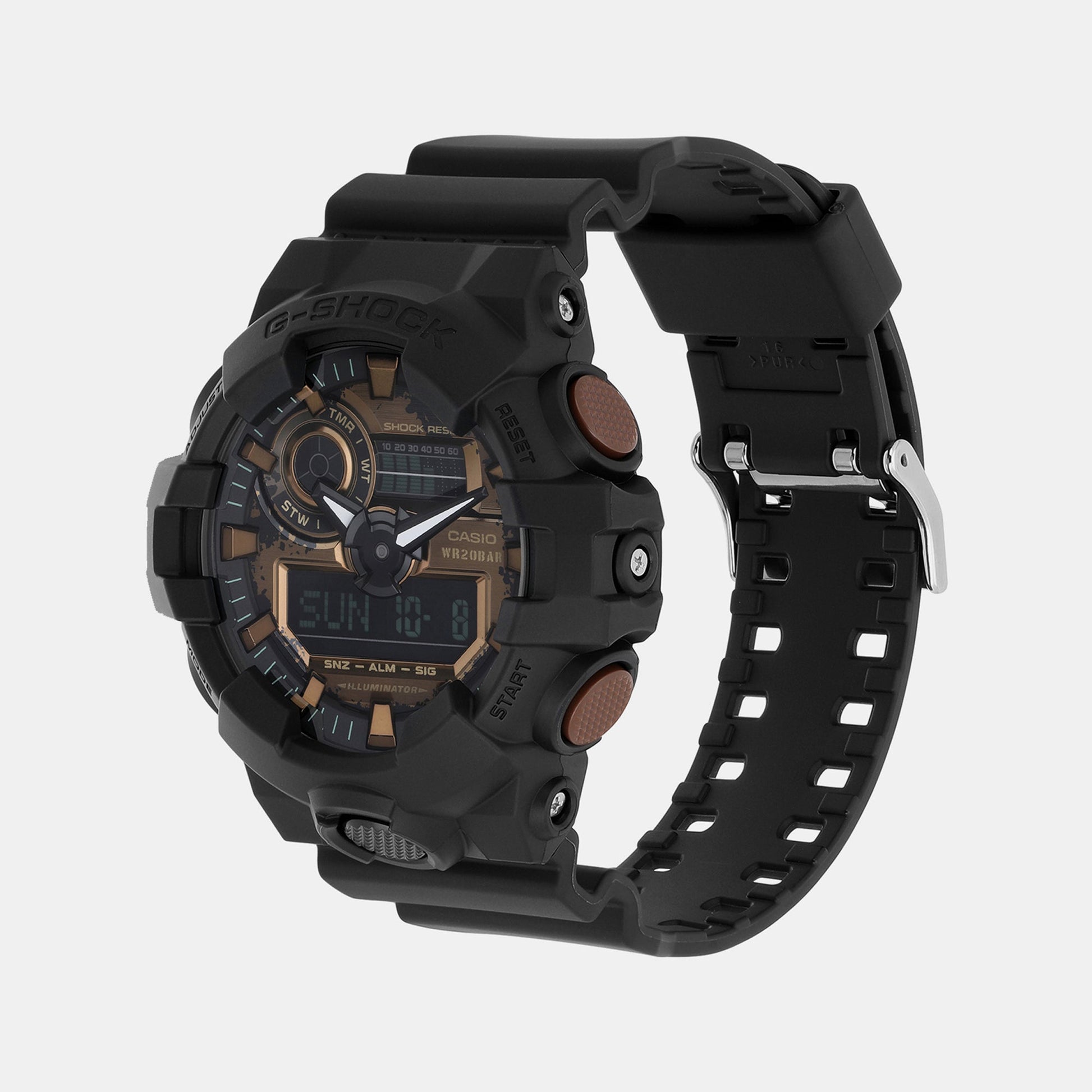 G-Shock Men Quartz Black Dial Analog-Digital Resin Watch G1389