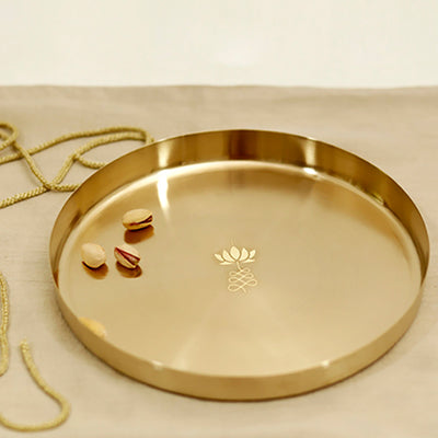 Brown - Lotus Kansa Platter