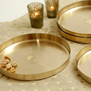 Brown - Lotus Kansa Platter