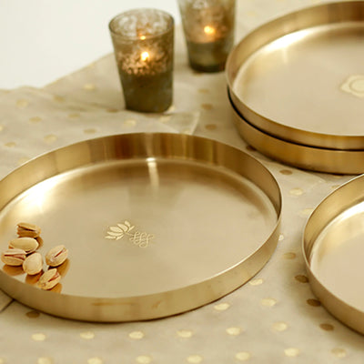 Brown - Lotus Kansa Platter
