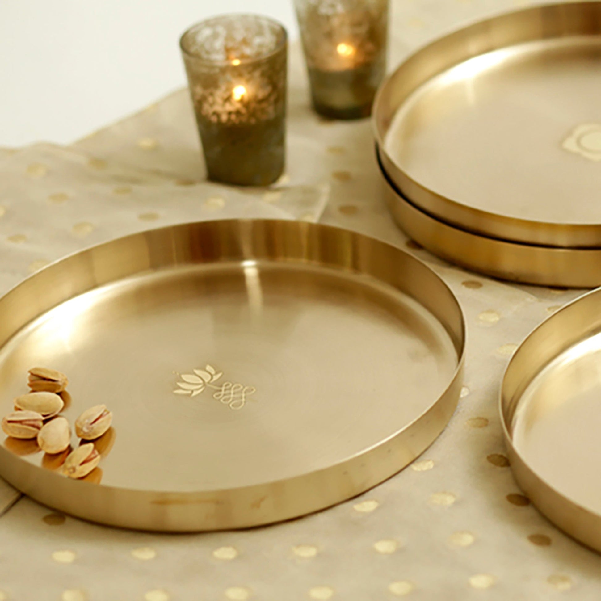 Brown - Lotus Kansa Platter