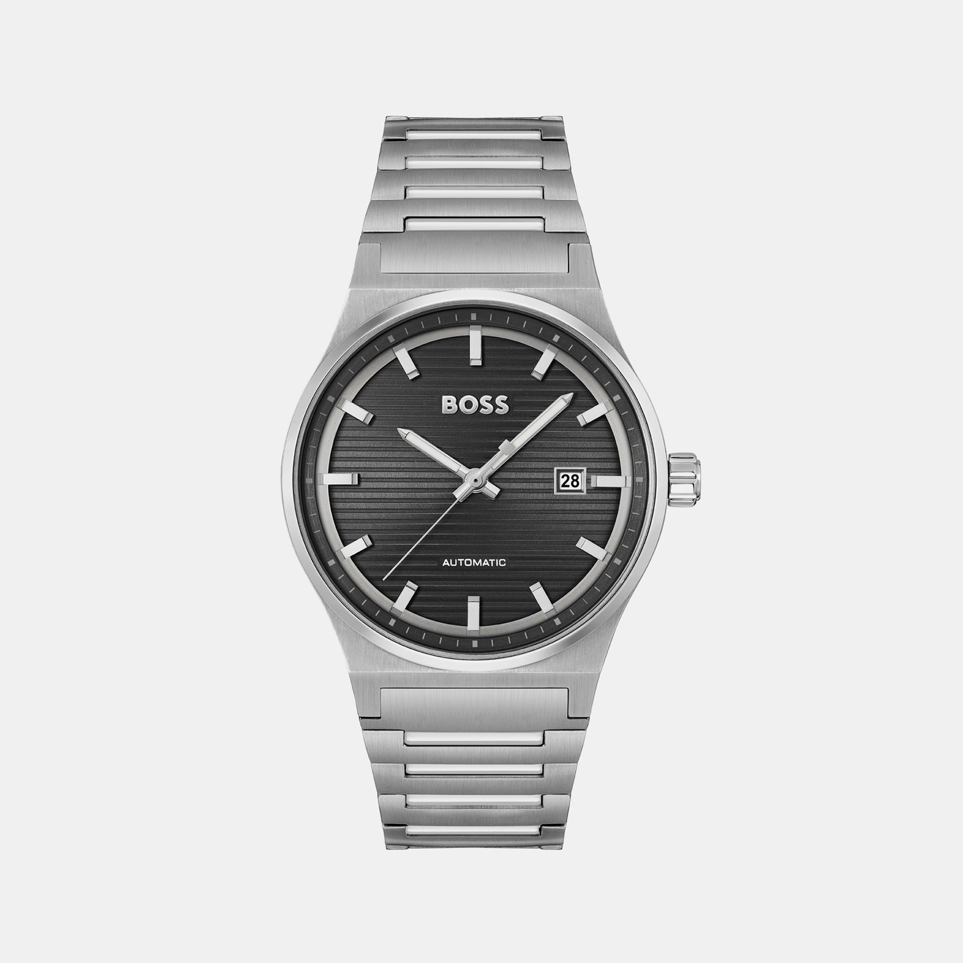 Candor Men Quartz Black Dial Analog Stainless Steel Watch 1514117
