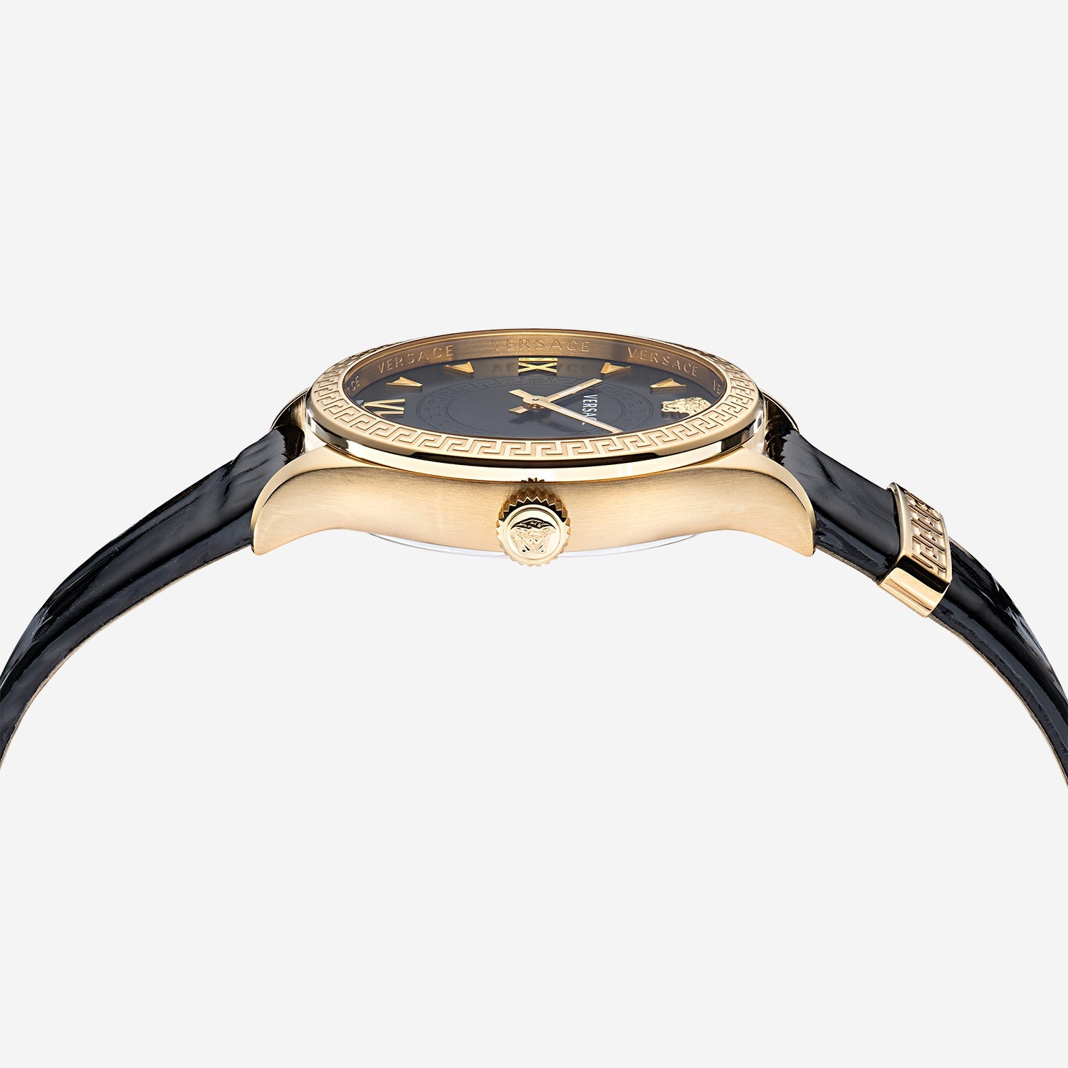 Hellenyium Women Quartz Black Dial Analog Leather Watch VE2S00222