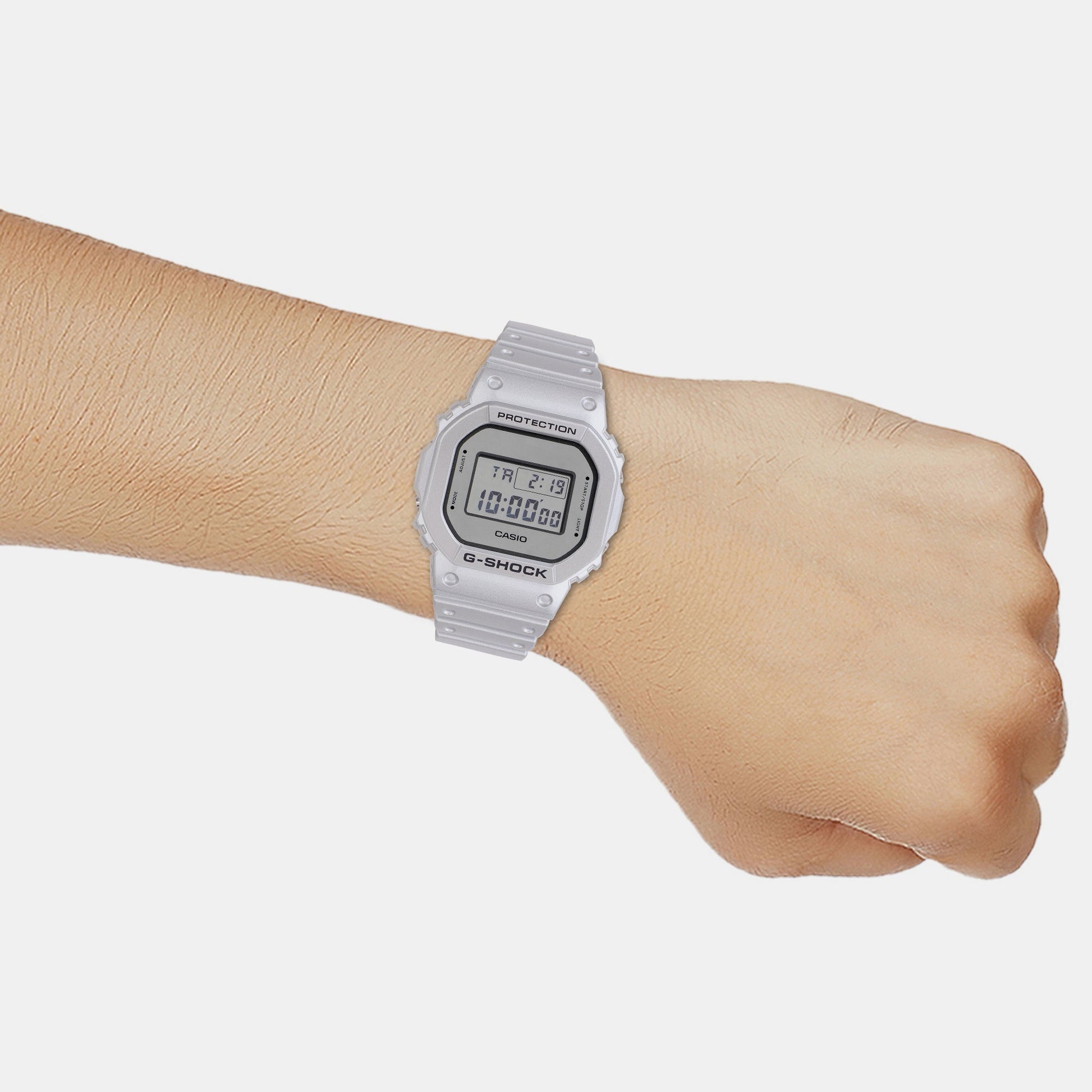 G-Shock Men Quartz Grey Dial Digital Resin Watch G1408