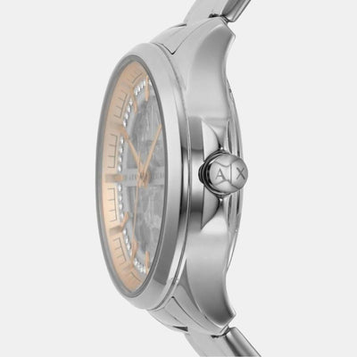 Hampton Women Automatic Silver Dial Analog Stainless Steel Watch AX5261