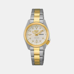 5 Sports Women Automatic Silver Dial Analog Stainless Steel Watch SRE004K1