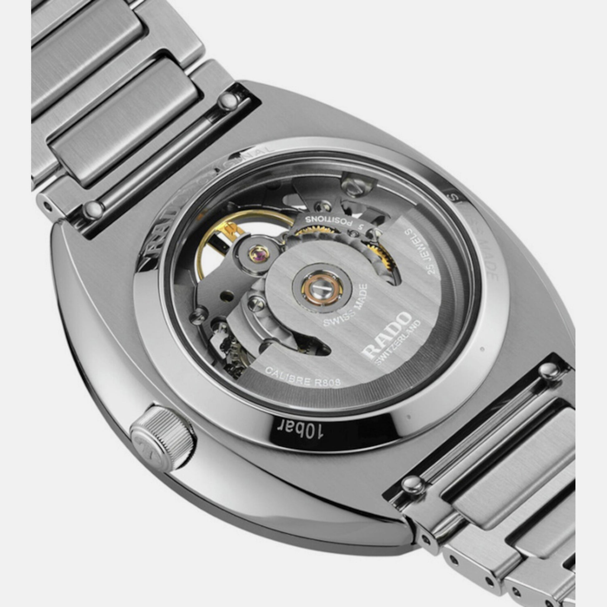 Diastar Unisex Automatic Black Dial Analog Stainless Steel Watch R12162153