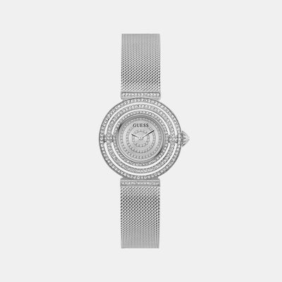 Dream Women Quartz Silver Dial Analog Mesh Watch GW0550L1