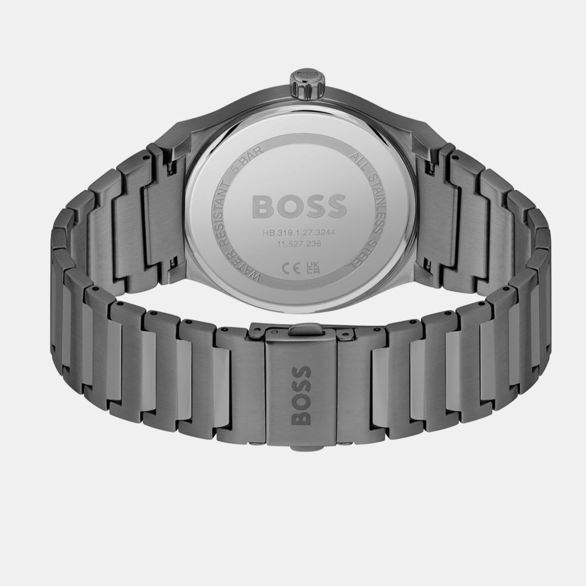 Candor Men Quartz Grey Dial Analog Stainless Steel Watch 1514078