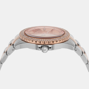 Everest Women Quartz Silver Dial Analog Stainless Steel Watch MK7402