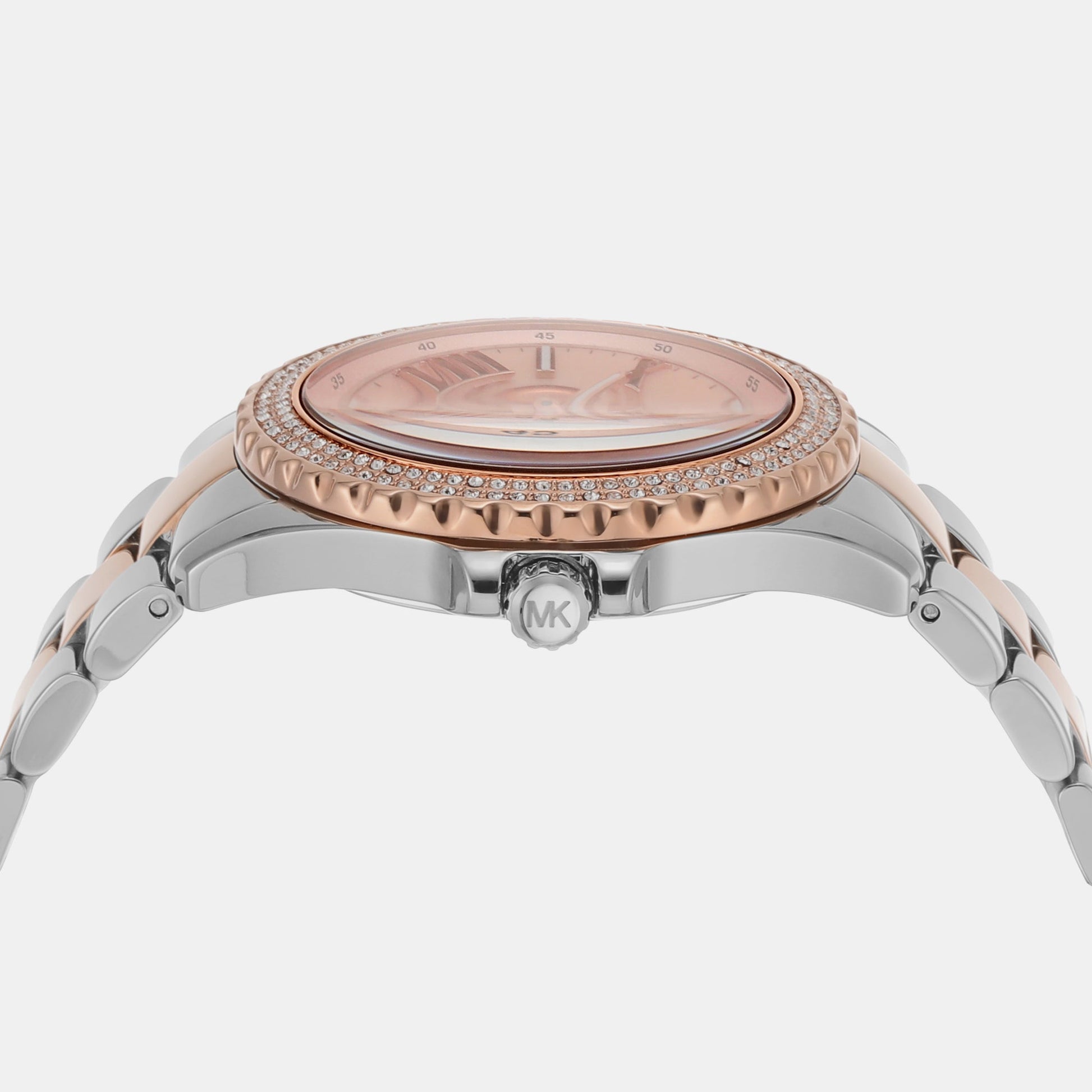 Everest Women Quartz Silver Dial Analog Stainless Steel Watch MK7402