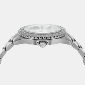 Everest Women Quartz Silver Dial Analog Stainless Steel Watch MK7403