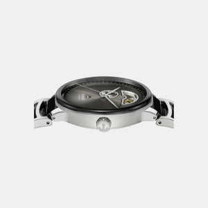 Centrix Men Automatic Black Dial Analog Ceramic Watch R30012152