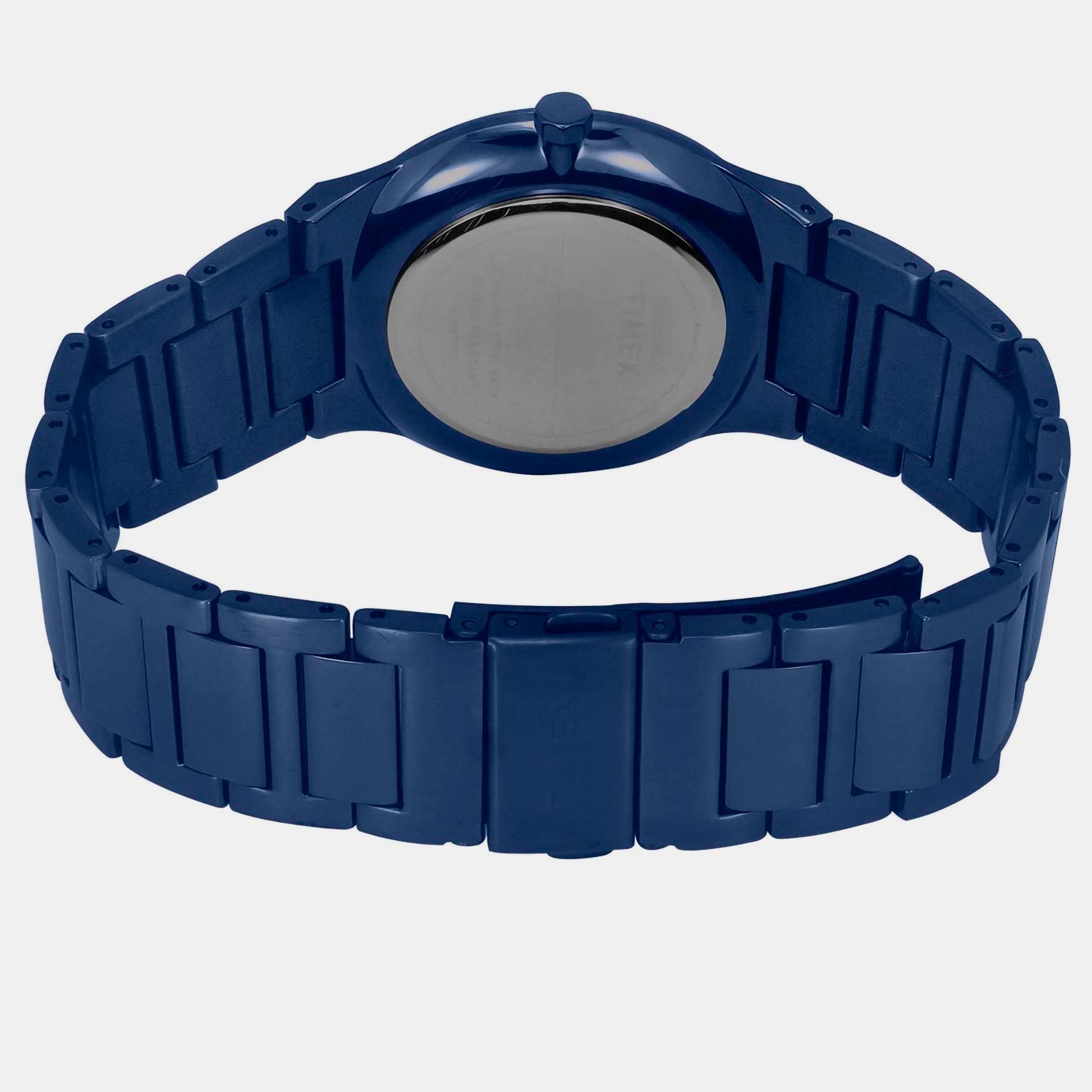 E Class Men Quartz Blue Dial Analog Stainless Steel Watch TWEG23602