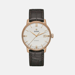 Coupole Unisex Automatic White Dial Analog Leather Watch R22861065