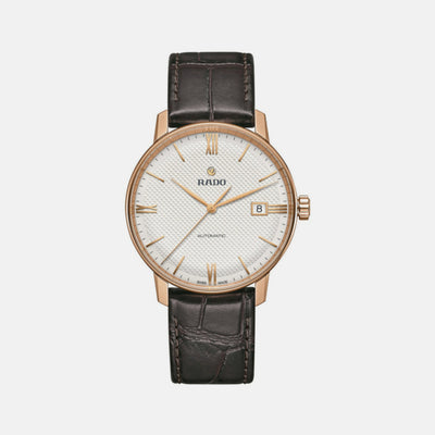 Coupole Unisex Automatic White Dial Analog Leather Watch R22861065