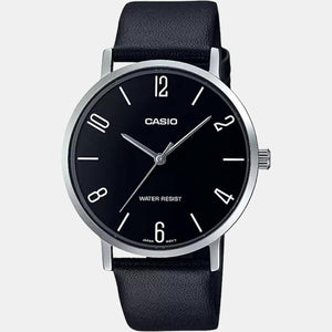 Enticer Men Quartz Black Dial Analog Leather Watch A1821
