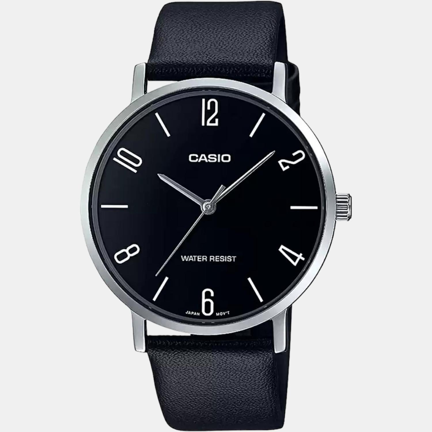 Enticer Men Quartz Black Dial Analog Leather Watch A1821