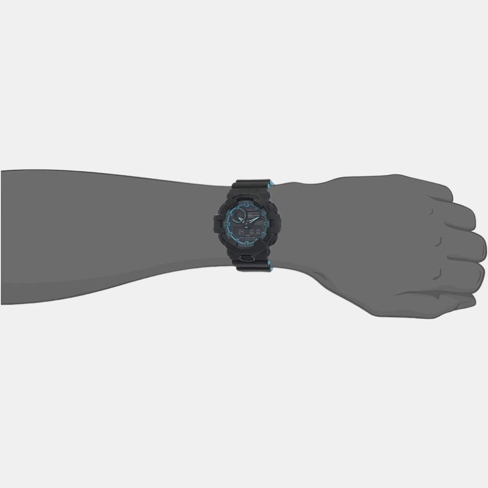 G-Shock Men Quartz Black Dial Analog-Digital Resin Watch G762