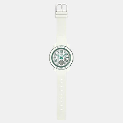 Baby-G Men Quartz White Dial Analog-Digital Resin Watch B233