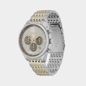Gregor Men Quartz Grey Dial Chronograph Stainless Steel Watch 1514053