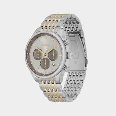 Gregor Men Quartz Grey Dial Chronograph Stainless Steel Watch 1514053