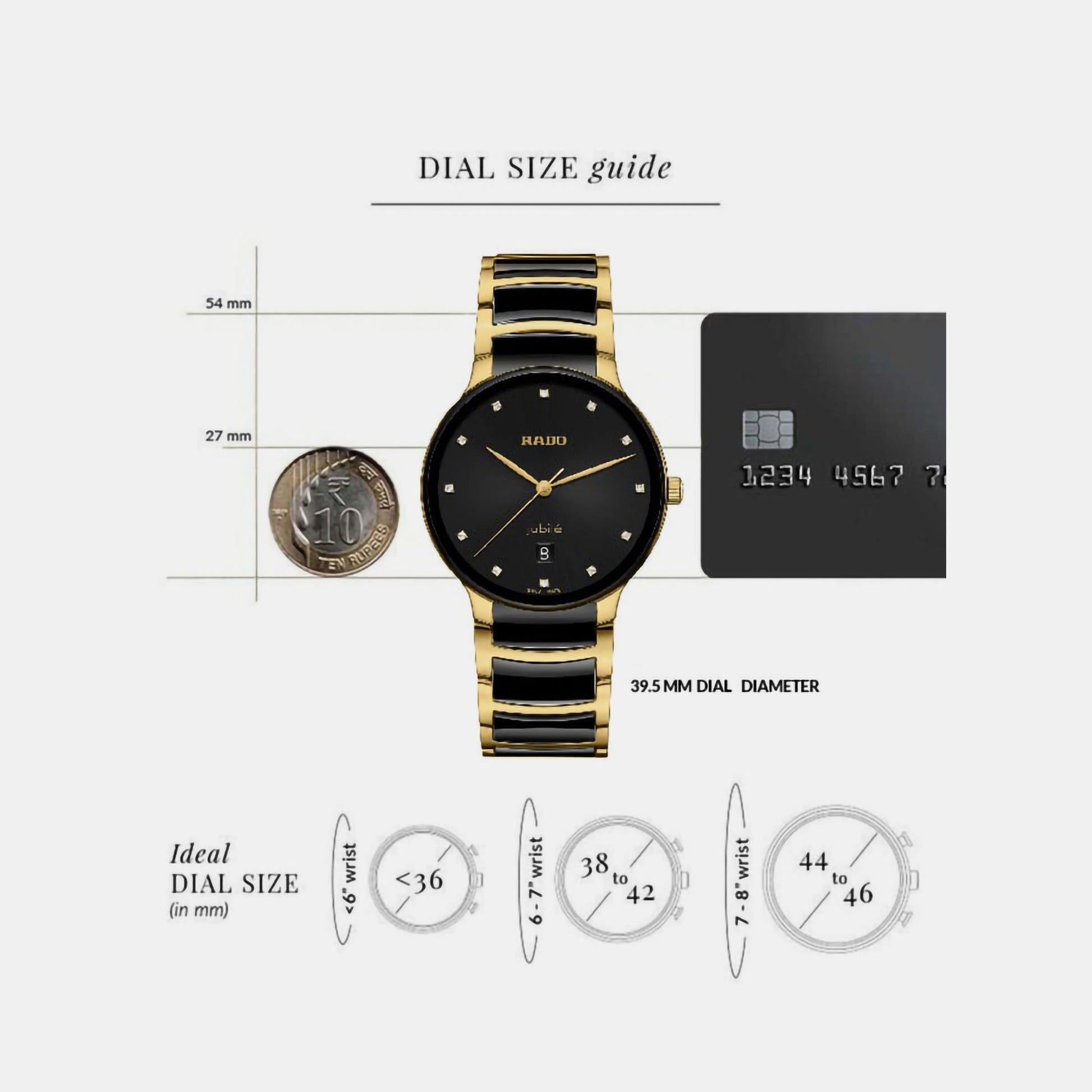Centrix Unisex Quartz Black Dial Analog Ceramic Watch R30022742