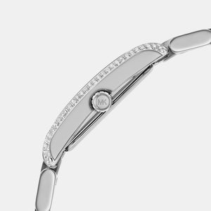Emery Women Quartz White Dial Analog Stainless Steel Watch MK4648