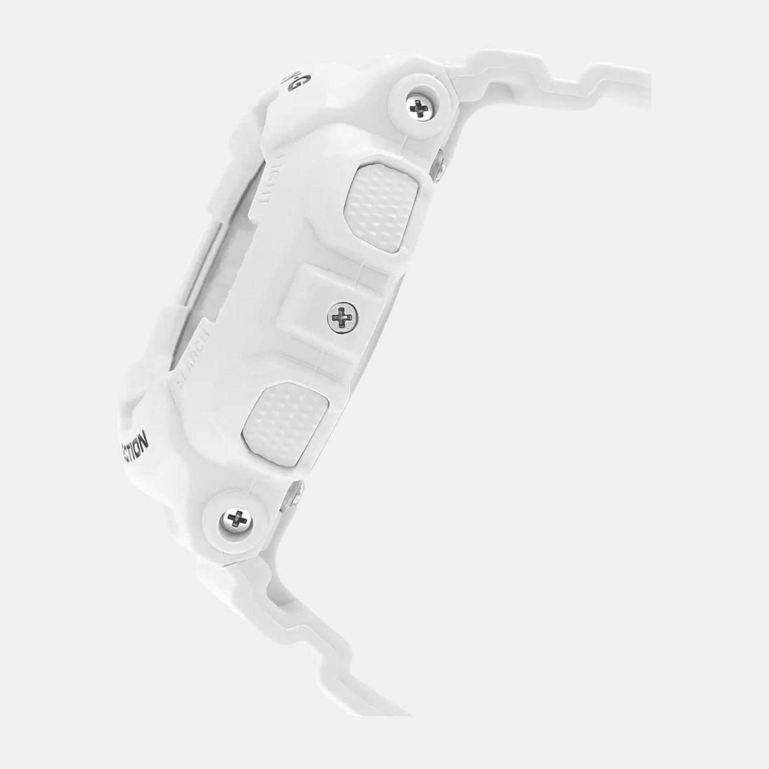 Baby-G Women Quartz White Dial Analog-Digital Resin Watch BX070