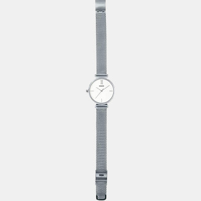 Enticer Women Quartz White Dial Analog Stainless Steel Watch A2125