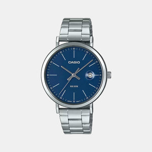 Enticer Men Quartz Blue Dial Analog Stainless Steel Watch A1832