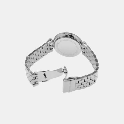 Darci Women Quartz Silver Dial Analog Stainless Steel Watch MK4591