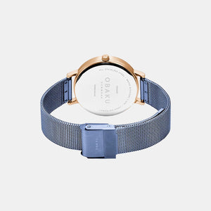 Brink Men Quartz Blue Dial Analog Stainless Steel Watch V248GHVLML