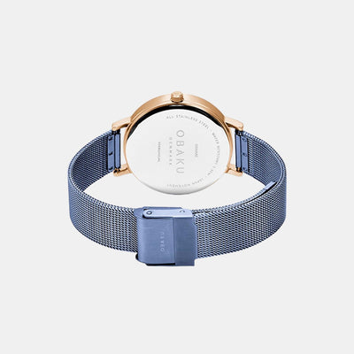 Brink Men Quartz Blue Dial Analog Stainless Steel Watch V248GHVLML