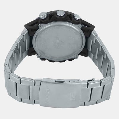 Edifice Men Quartz Black Dial Analog-Digital Stainless Steel Watch ED575
