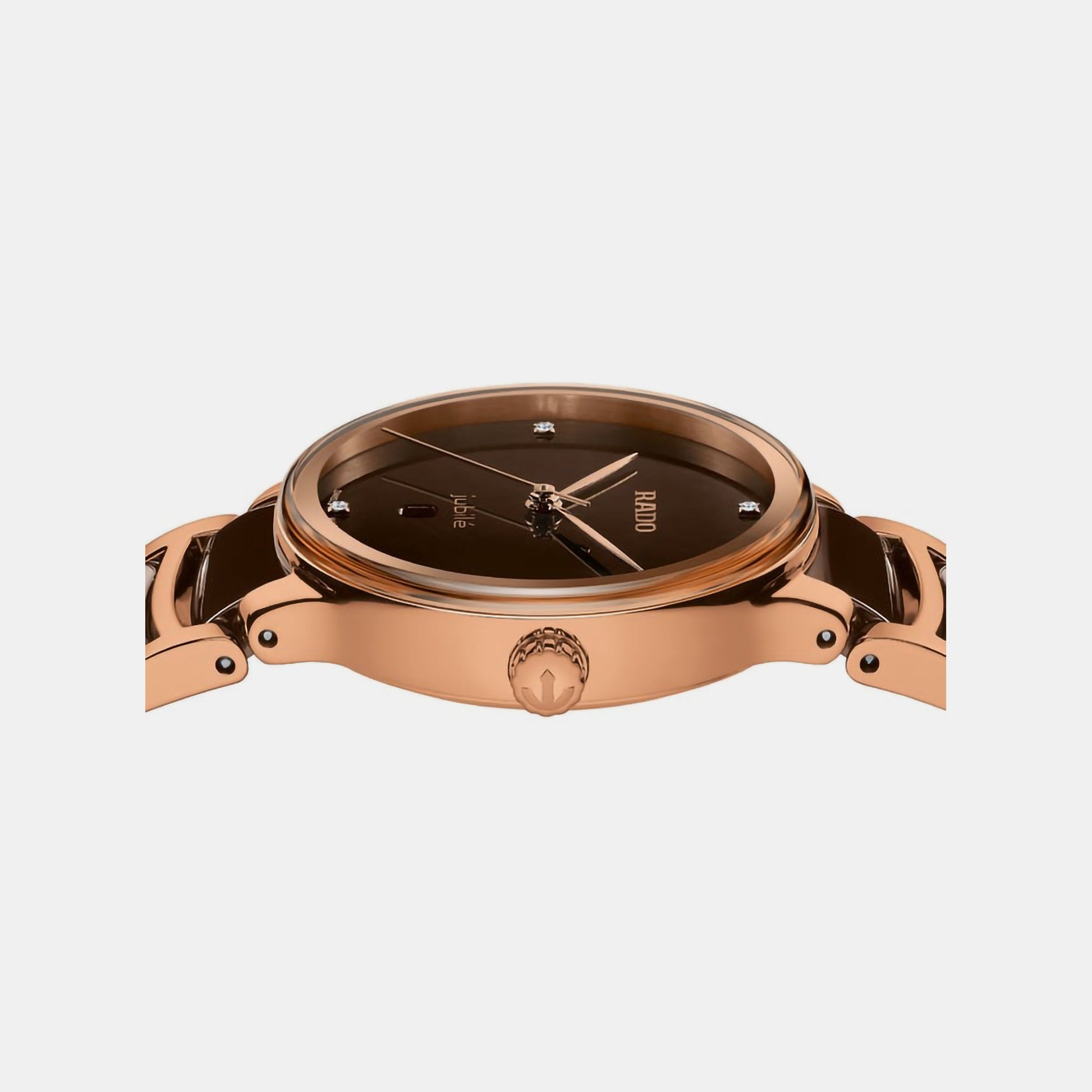Centrix Women Quartz Brown Dial Chronograph Ceramic Watch R30024712