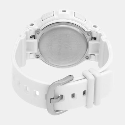 Baby-G Women Quartz White Dial Analog-Digital Resin Watch BX076