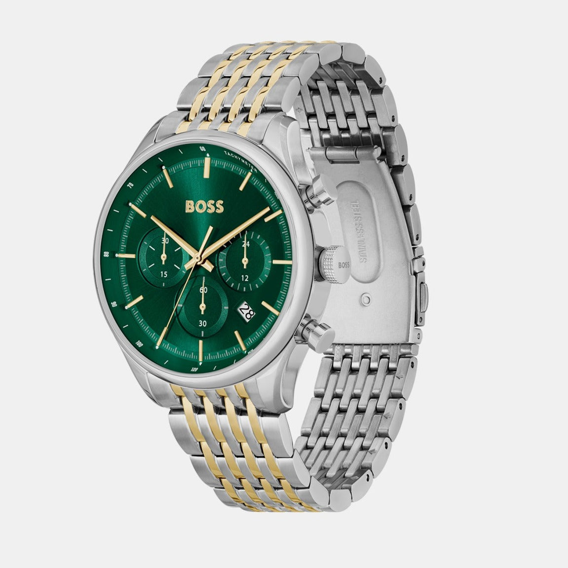 Gregor Men Quartz Green Dial Chronograph Stainless Steel Watch 1514081