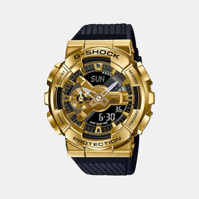 G-Shock Men Quartz Gold Dial Analog-Digital Resin Watch G1053