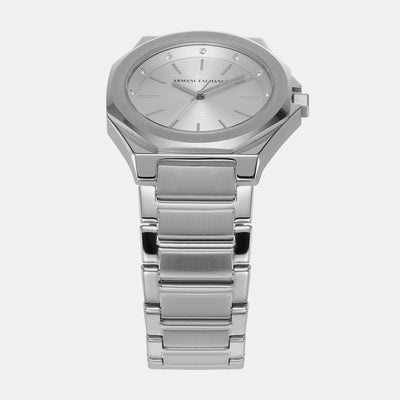 Andrea Women Quartz Silver Dial Analog Stainless Steel Watch AX4606