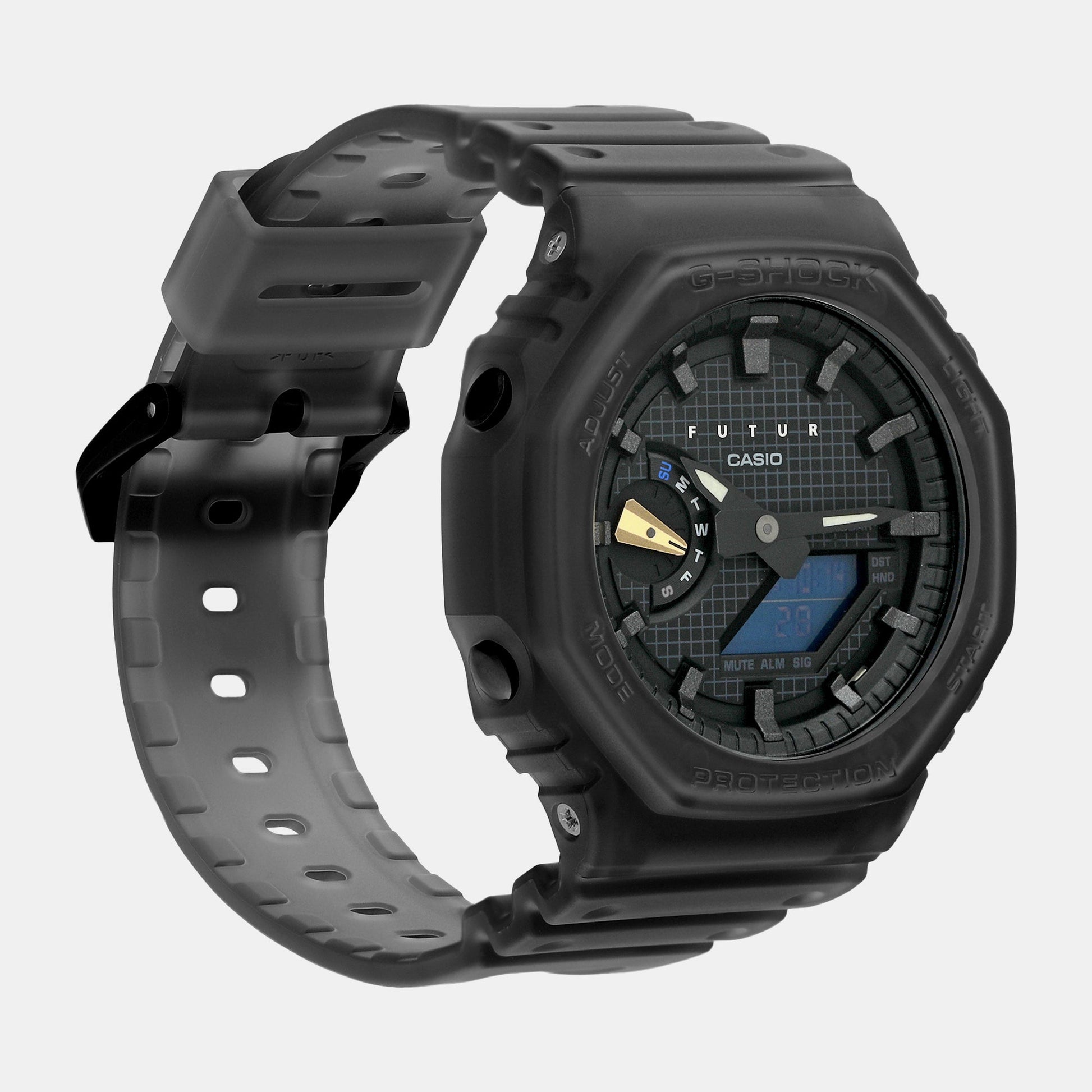 G-Shock Men Quartz Black Dial Analog-Digital Resin Watch G1385
