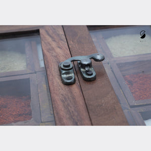 Brown - Handcrafted Wooden Spice Box