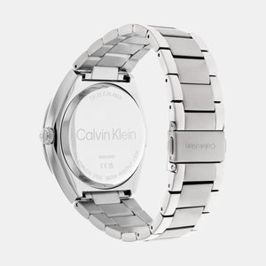 Casual Essentials Men Quartz Grey Dial Analog Stainless Steel Watch 25200196