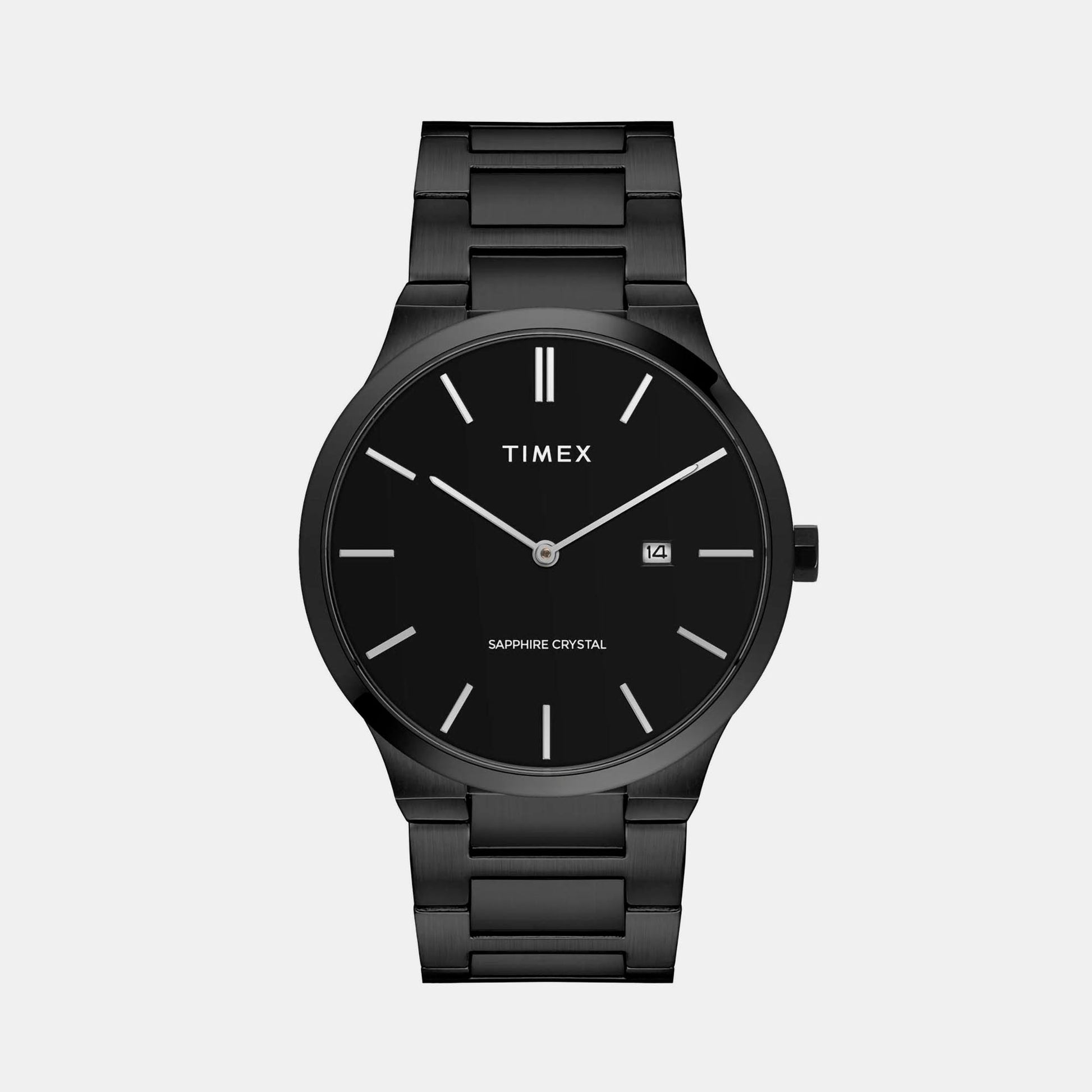 E Class Men Quartz Black Dial Analog Stainless Steel Watch TWEG23603