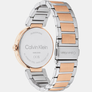 Ck Sensation Women Quartz Black Dial Analog Stainless Steel Watch 25200432