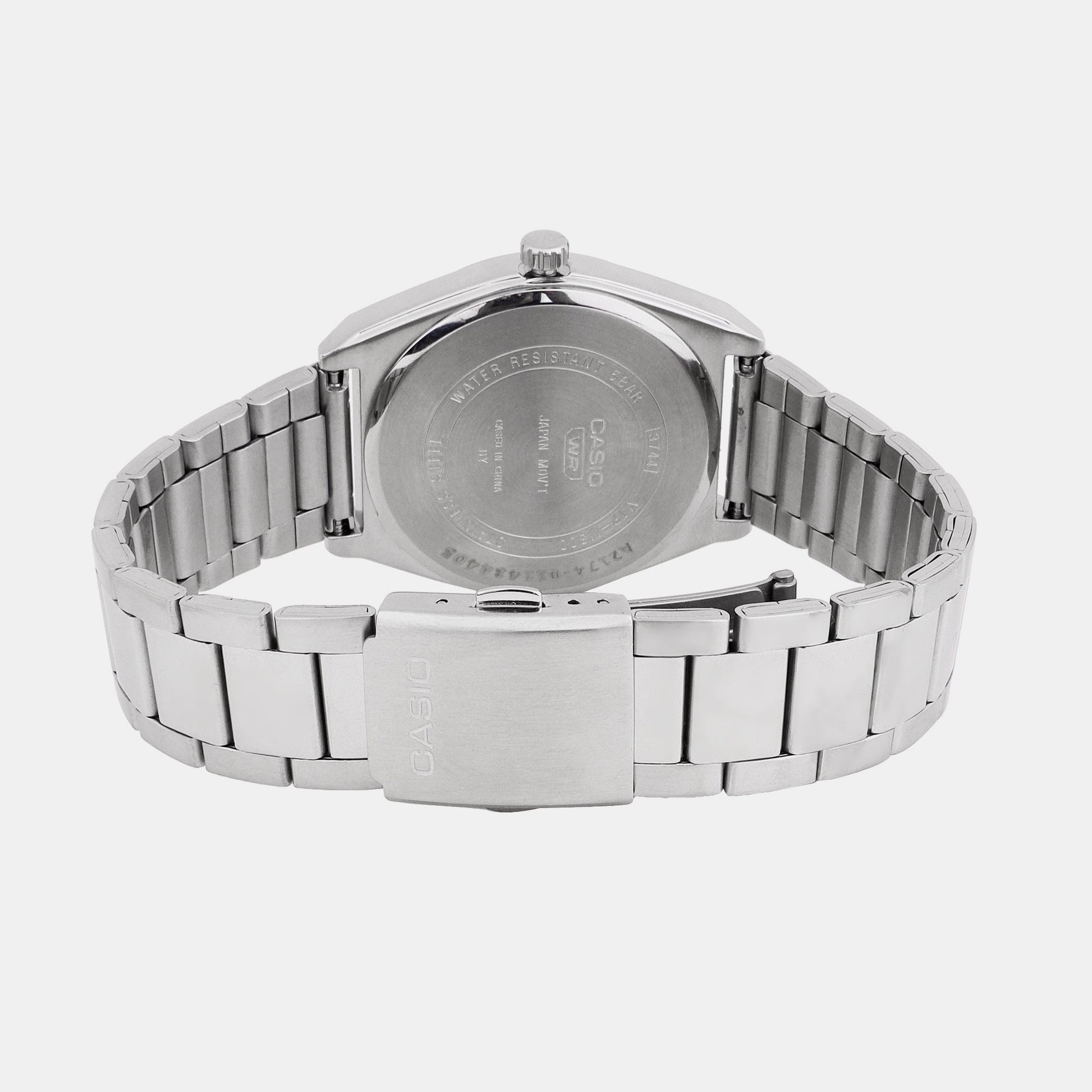Enticer Men Quartz White Dial Chronograph Stainless Steel Watch A2176