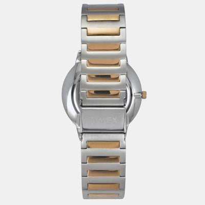 Fashion Men Quartz Black Dial Analog Stainless Steel Watch TWEG21905